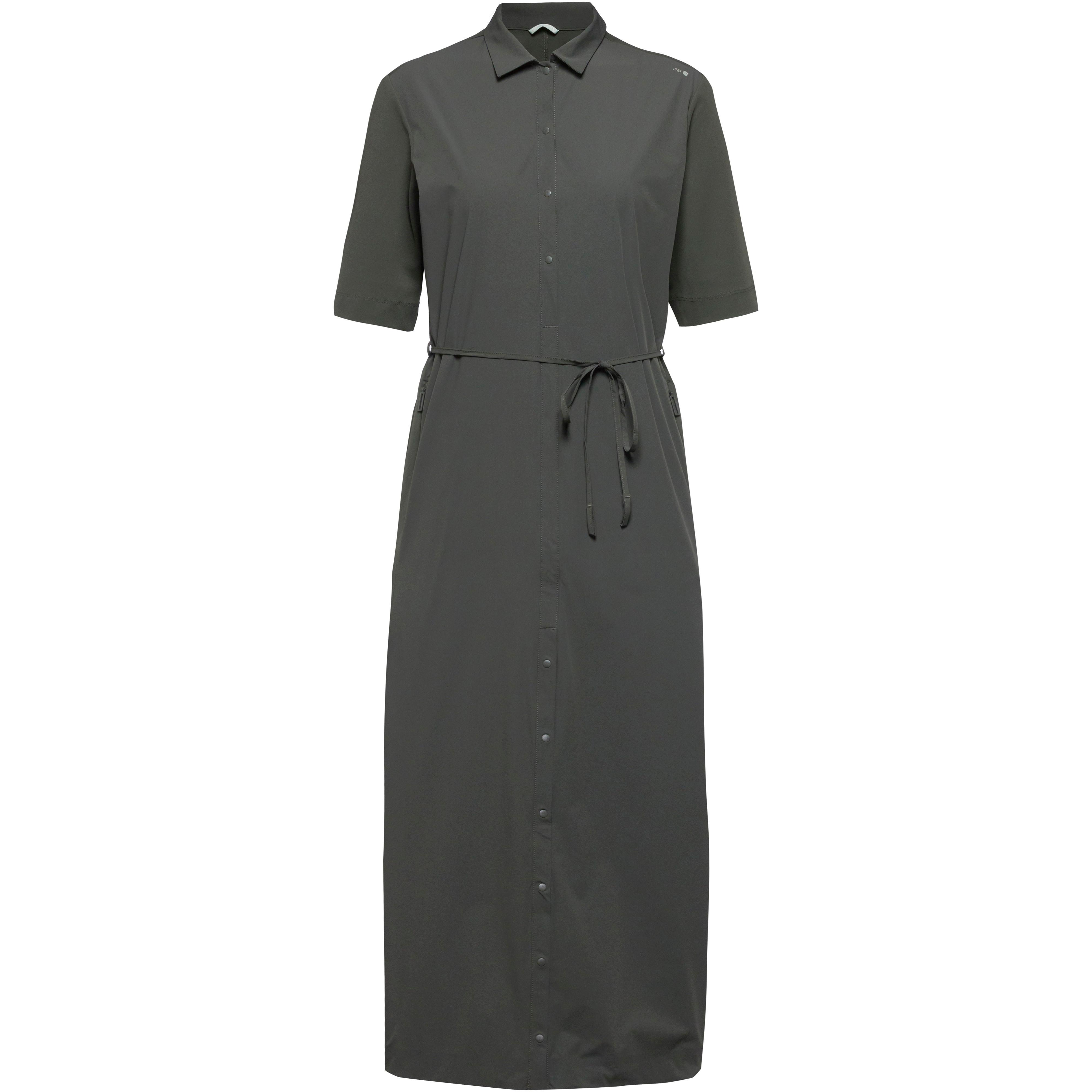 Jeanne Baret Kleid 4-Wege-Stretch Kunstfaser Grün