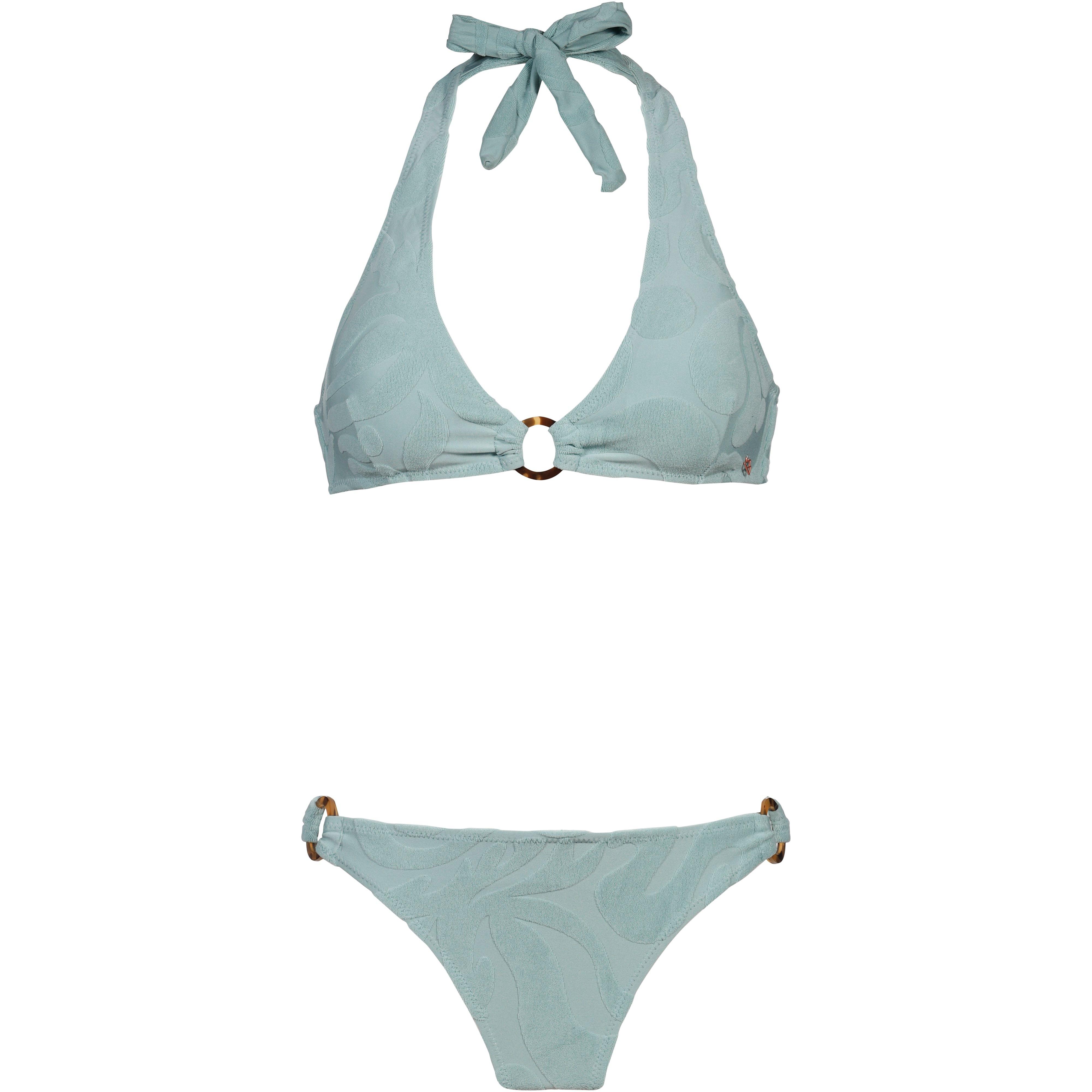 brunotti Bikini Set Jacquard Polyester-Elastan Grau