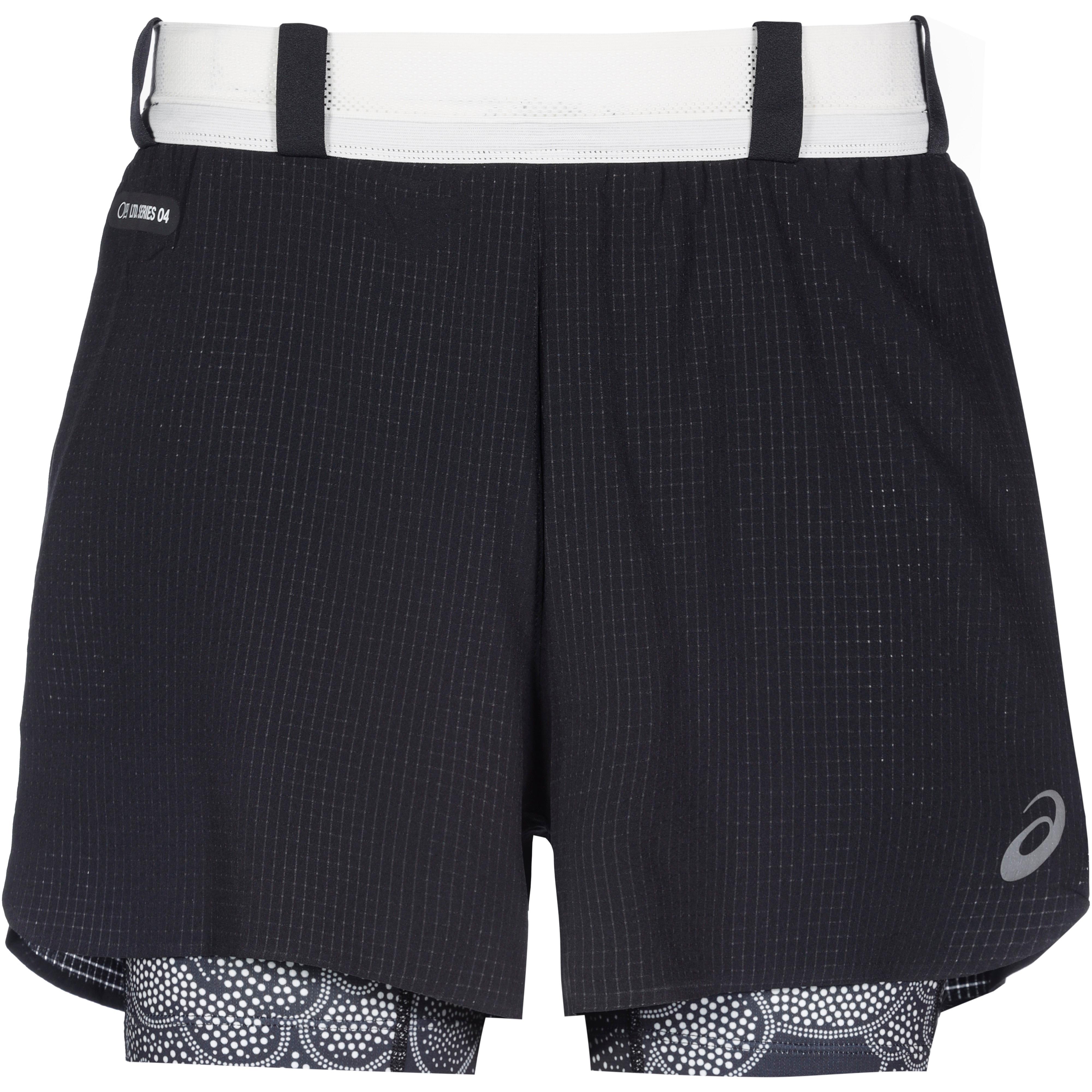 ASICS Laufshorts 2-in-1 Mesh Actibreeze Schwarz