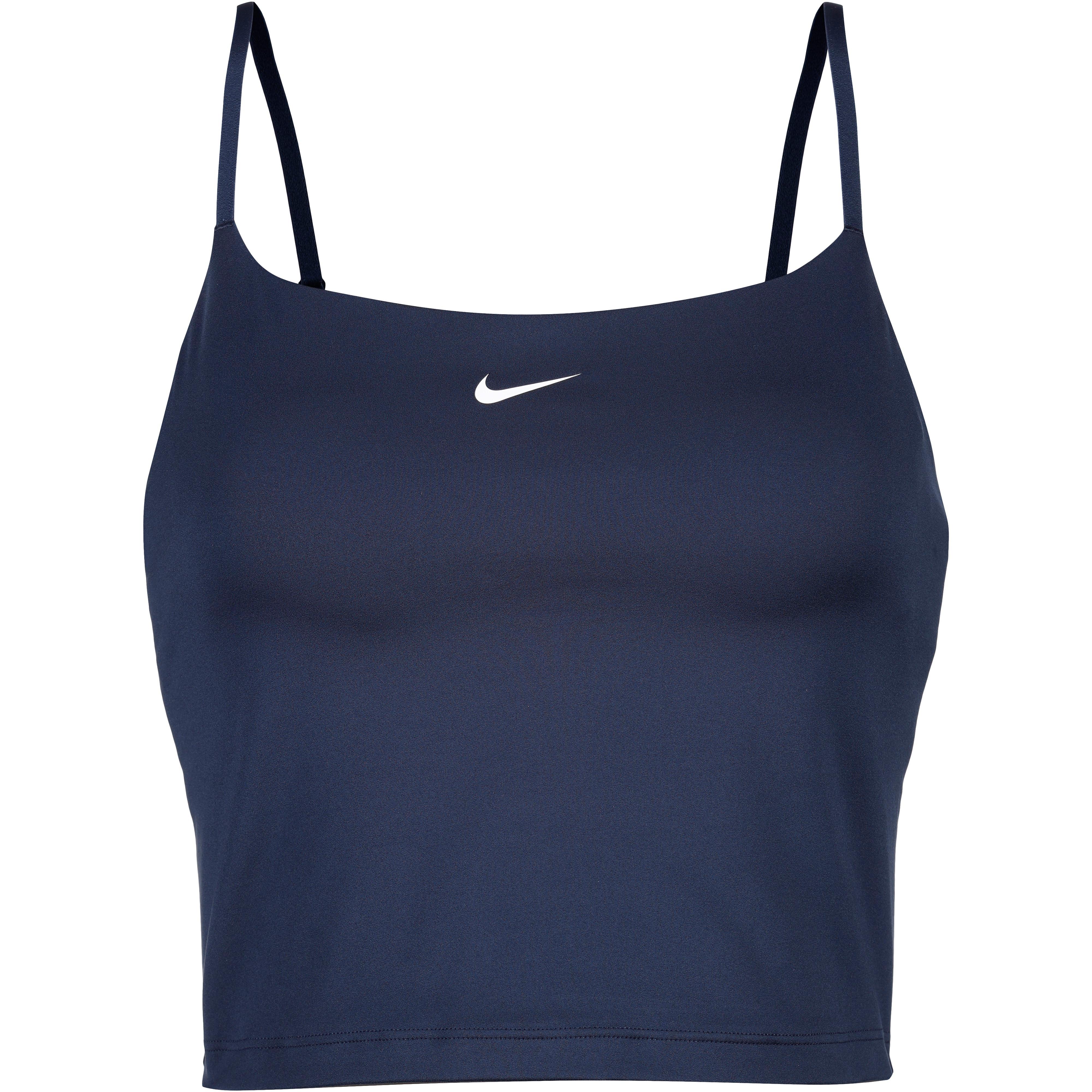 Nike Sport-BH-Top Kunstfaser Blau
