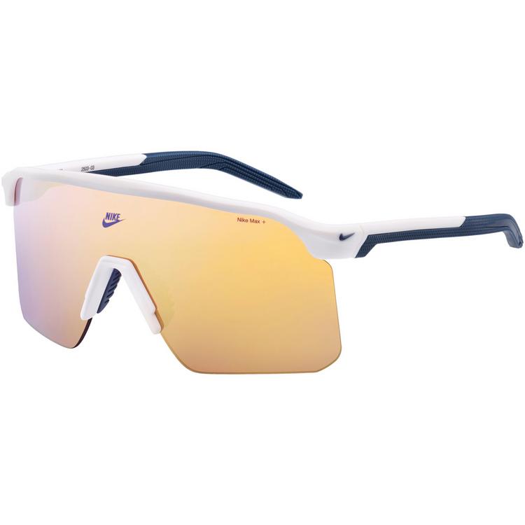 Nike Nike EXPEDITION SHIELD Brille - matte summit white-road tint chrome mirror lens - 0 | SportScheck