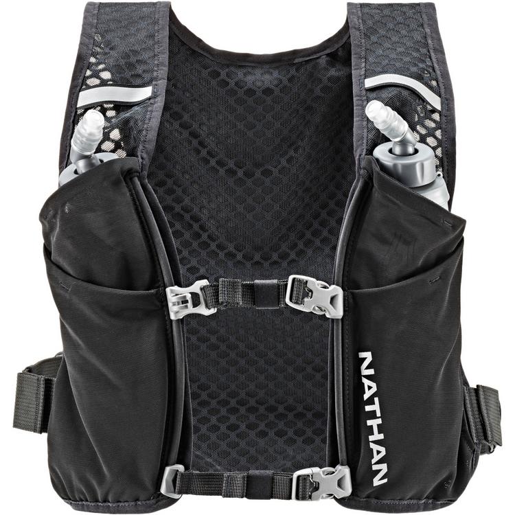 NATHAN NATHAN QuickStart 3.0 4L Soft Flasks Trinkrucksack - black-reflective silver - 0 | SportScheck