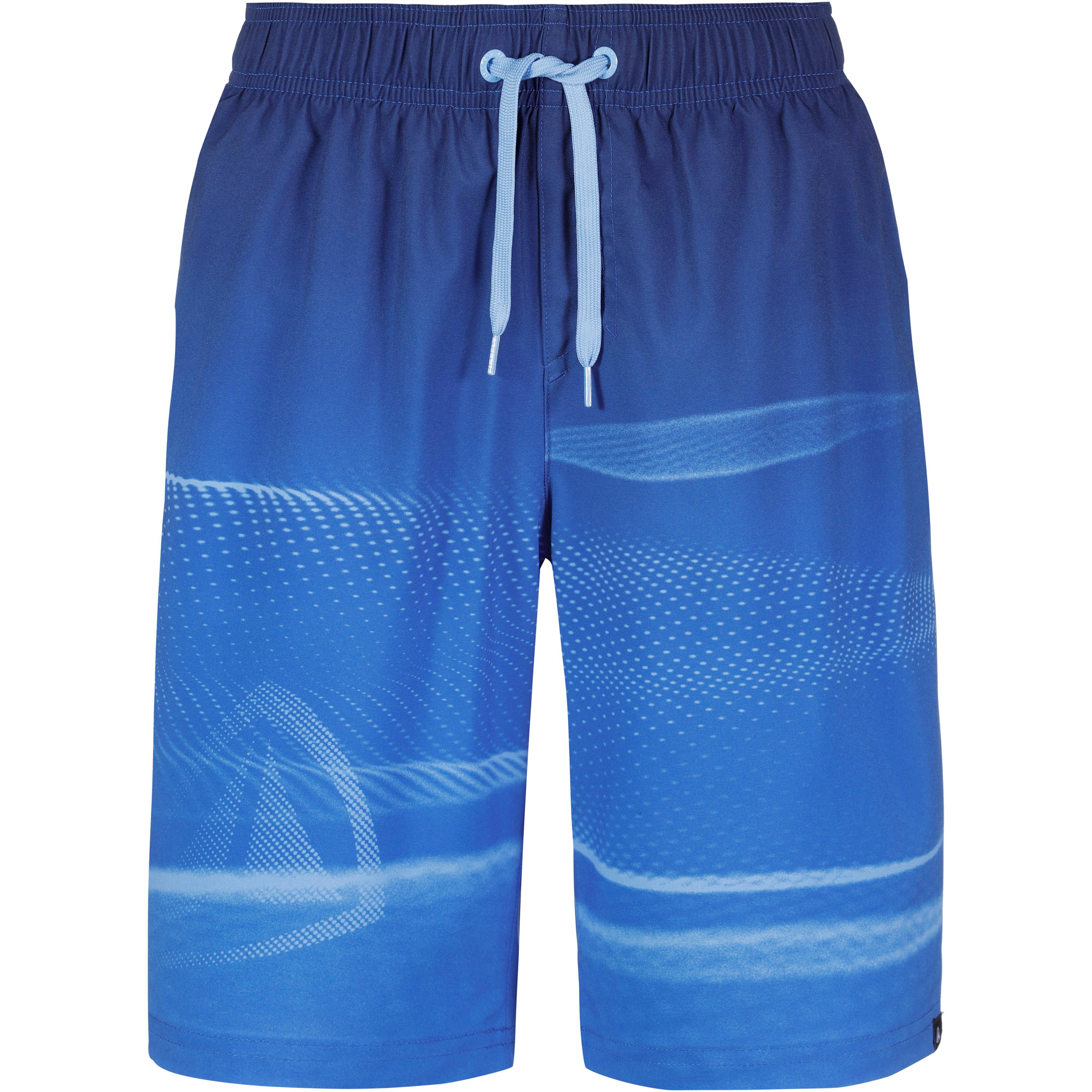 Firefly Badeshorts Graphic Print Kunstfaser Blau