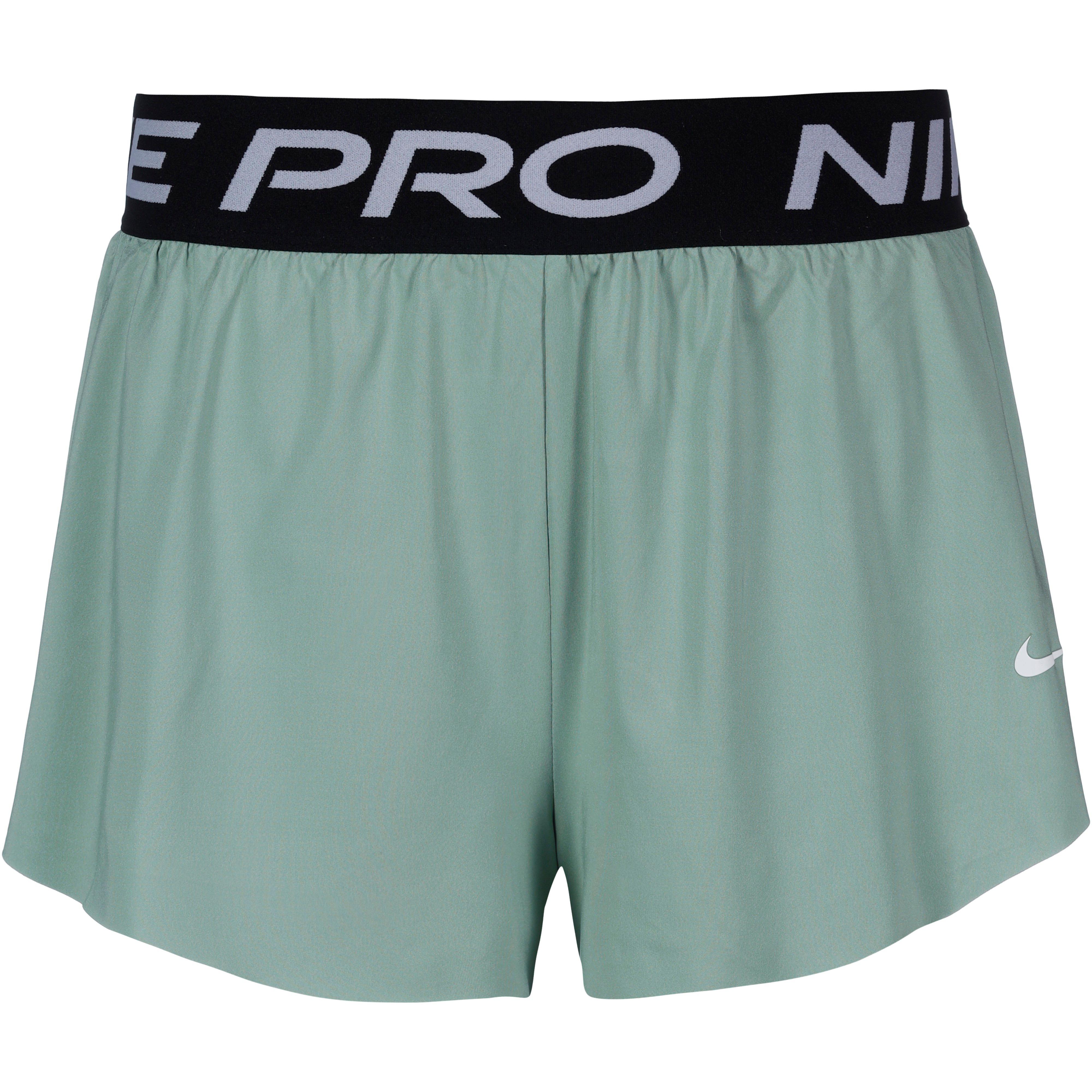 Nike Funktionsshorts PRO Kunstfaser Gruen
