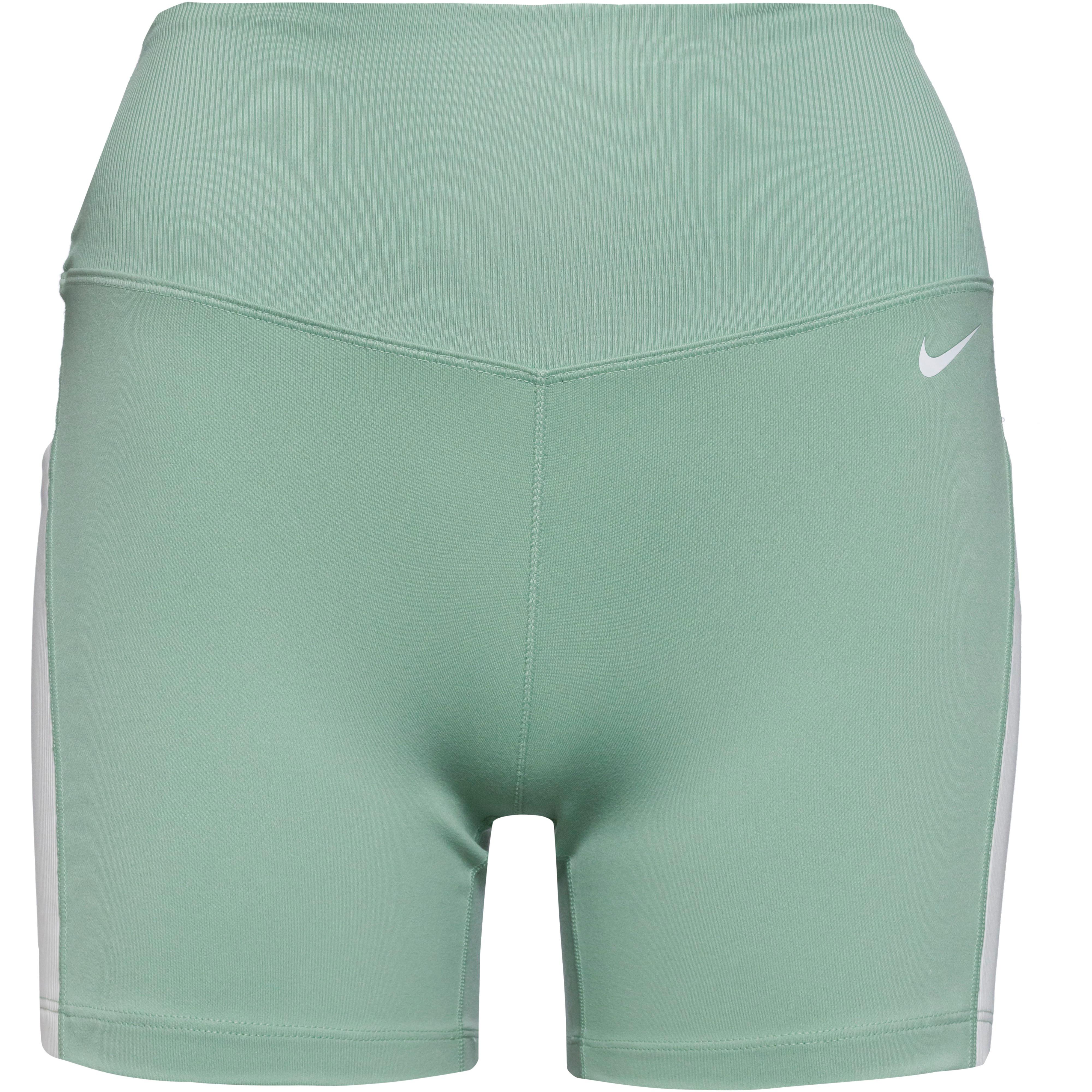 Nike Kurze Tights Kunstfaser Gruen