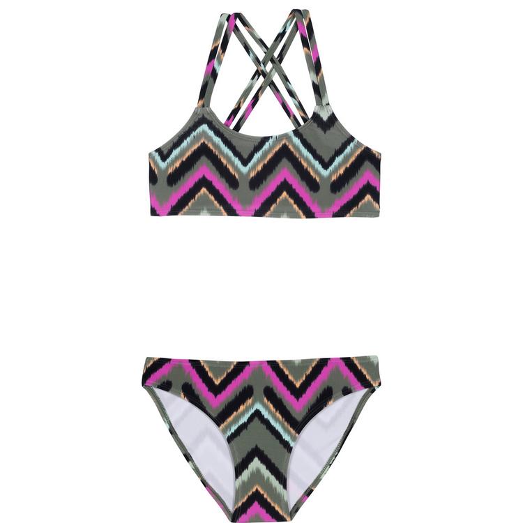 FIREFLY FIREFLY SANNA G RETRO BATIK Bikini Set M&auml;dchen - aop-olive dark - 0 | SportScheck