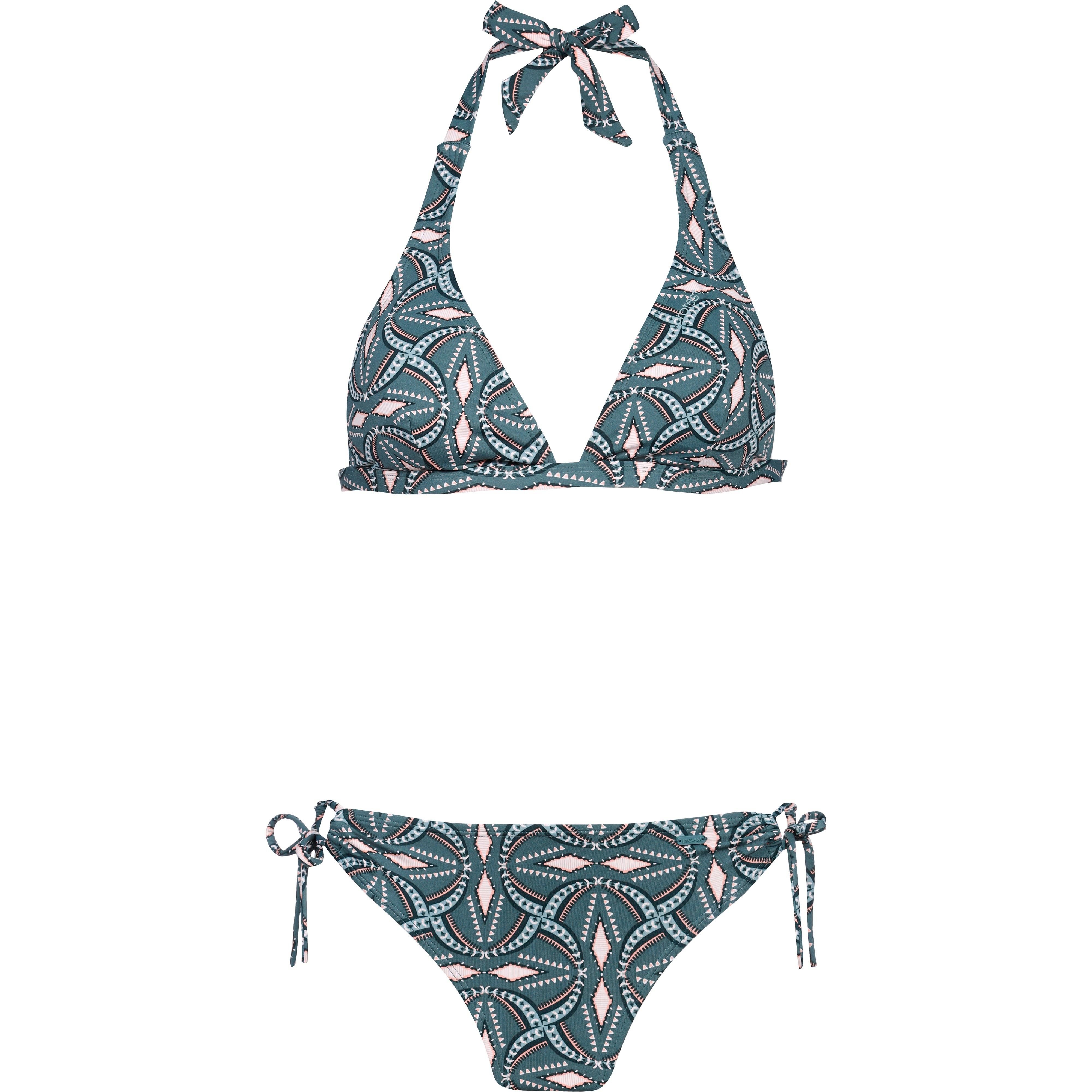 Protest Bikini Set Triangel Allover-Print Polyester Grün