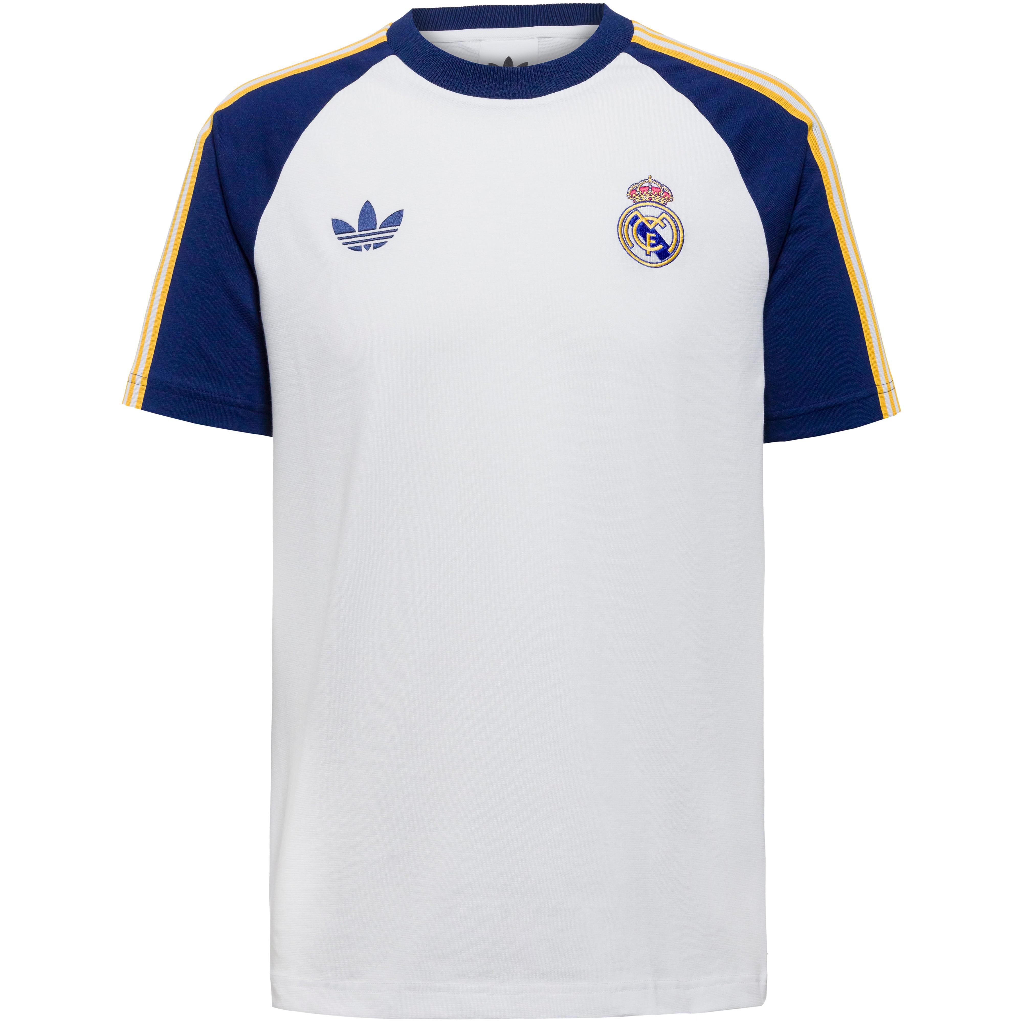 Adidas T-Shirt Real Og Baumwolle-Polyester Weiss