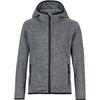 McKinley Choco Fleecejacke Jungen - melange-anthracite-a