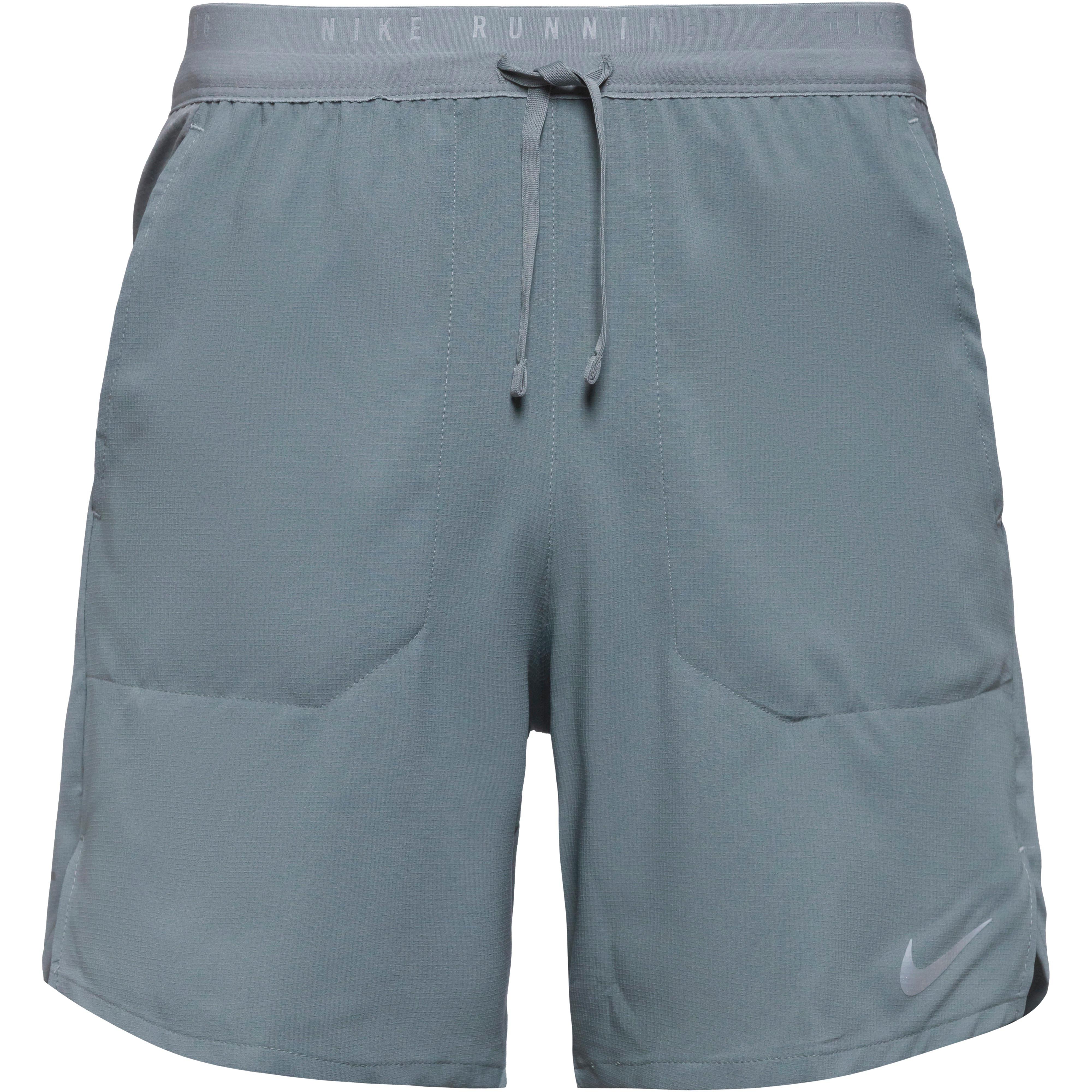 Nike Laufshorts Dri-FIT Kunstfaser Grau