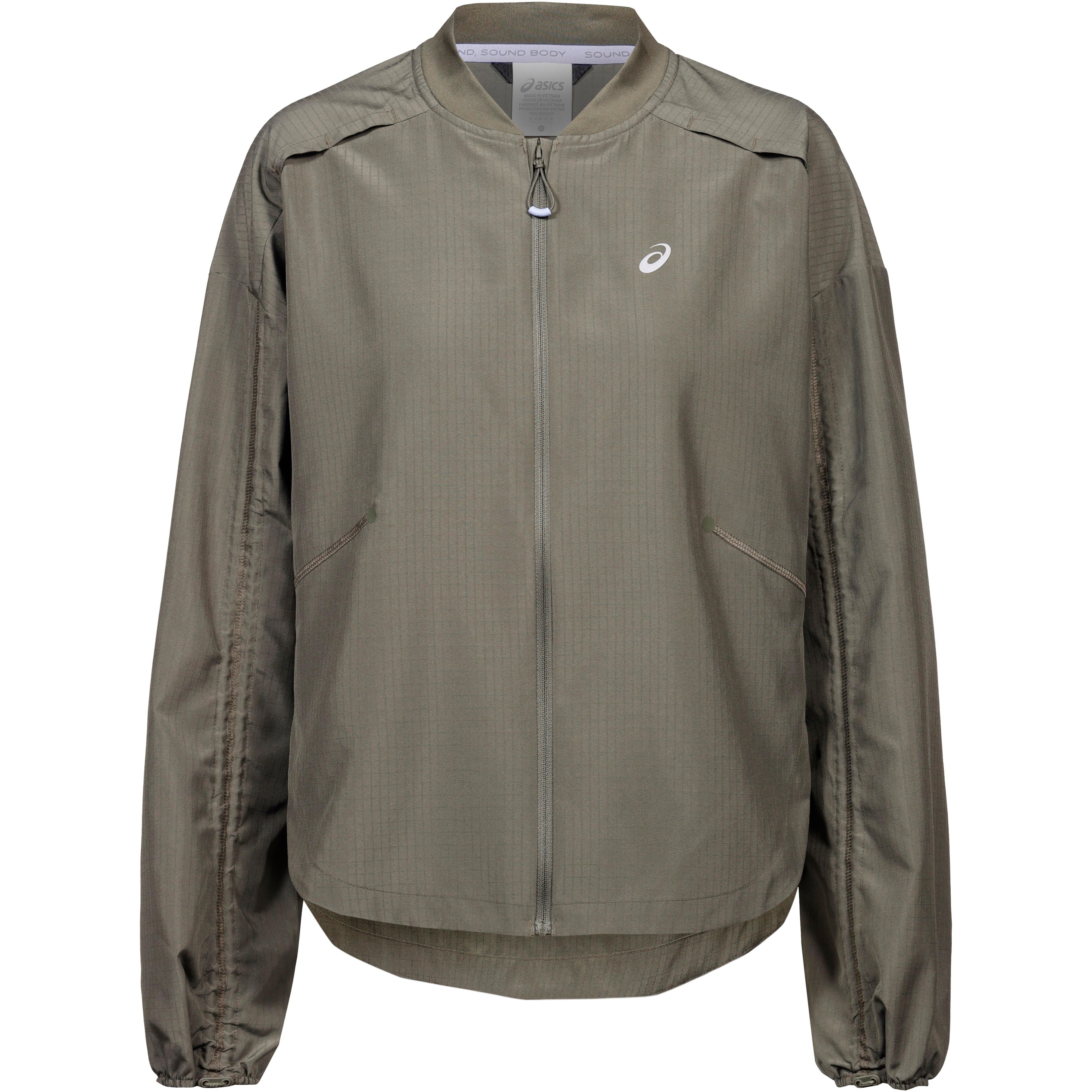 ASICS Laufjacke Nagino Run Adjustable Olive