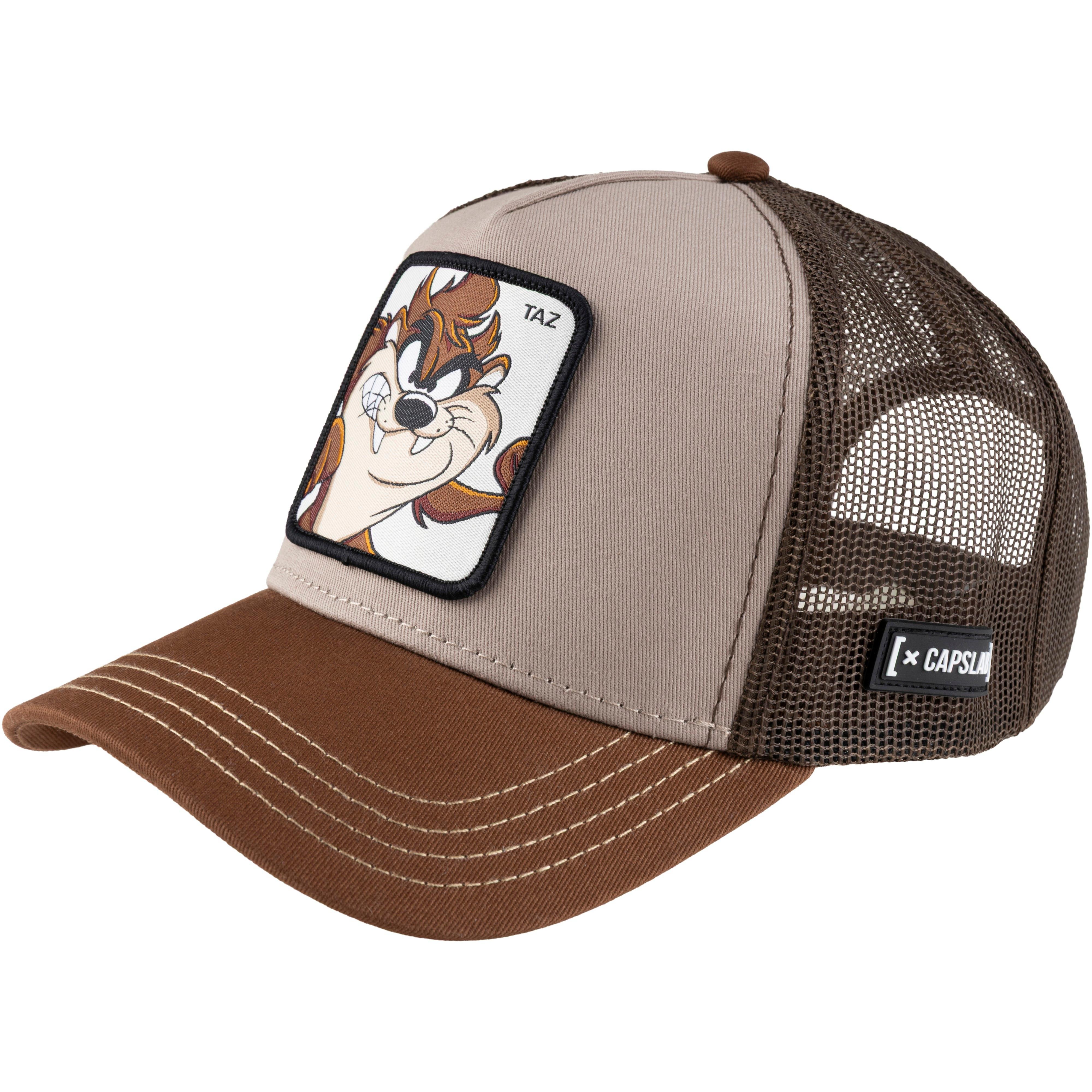CAPSLAB Cap Mischgewebe Braun