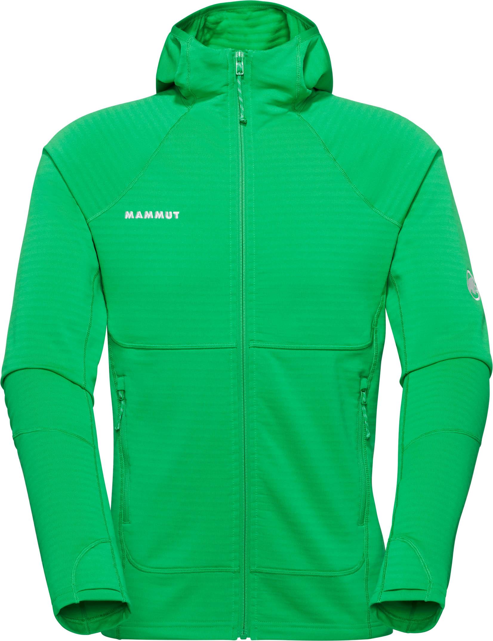 mammut Fleecejacke Hoodie Polartec Power Stretch Fleece Dunkelblau