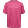 Nike DRI-FIT MULTI LBR HTHR Funktionsshirt Jungen - peony-sweet beet-htr-white
