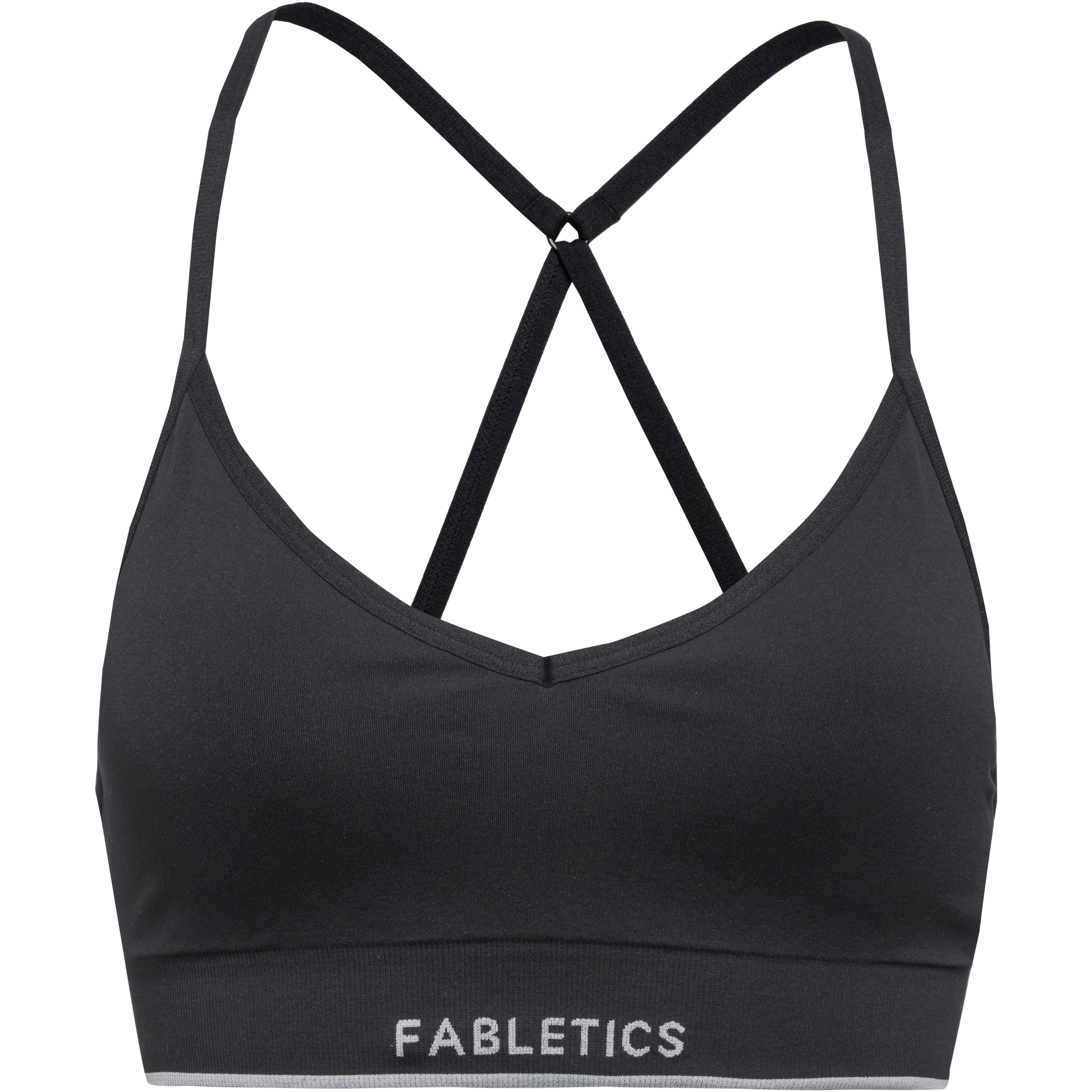 FABLETICS BH V-Ausschnitt 4-Wege Stretch Schwarz