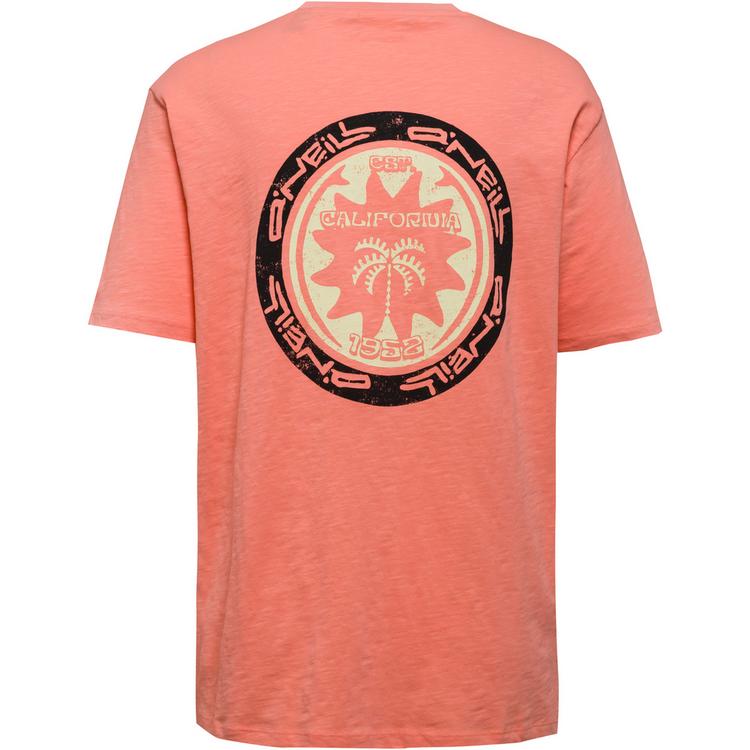 O'NEILL O'NEILL SLUB BACK PRINT T-Shirt Herren - funky peach - 0 | SportScheck