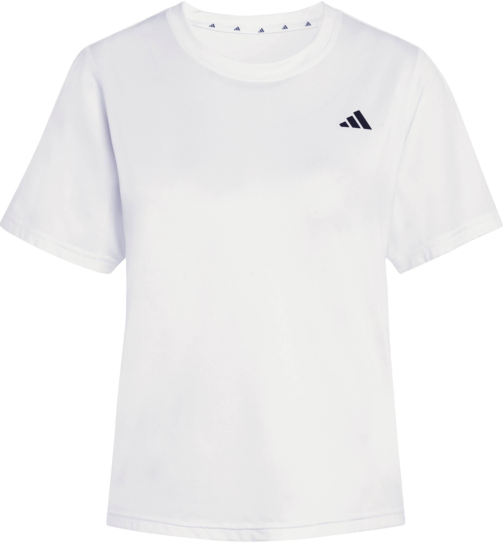 Adidas Sportshirt Kurzarm Funktionsshirt Kunstfaser Weiß