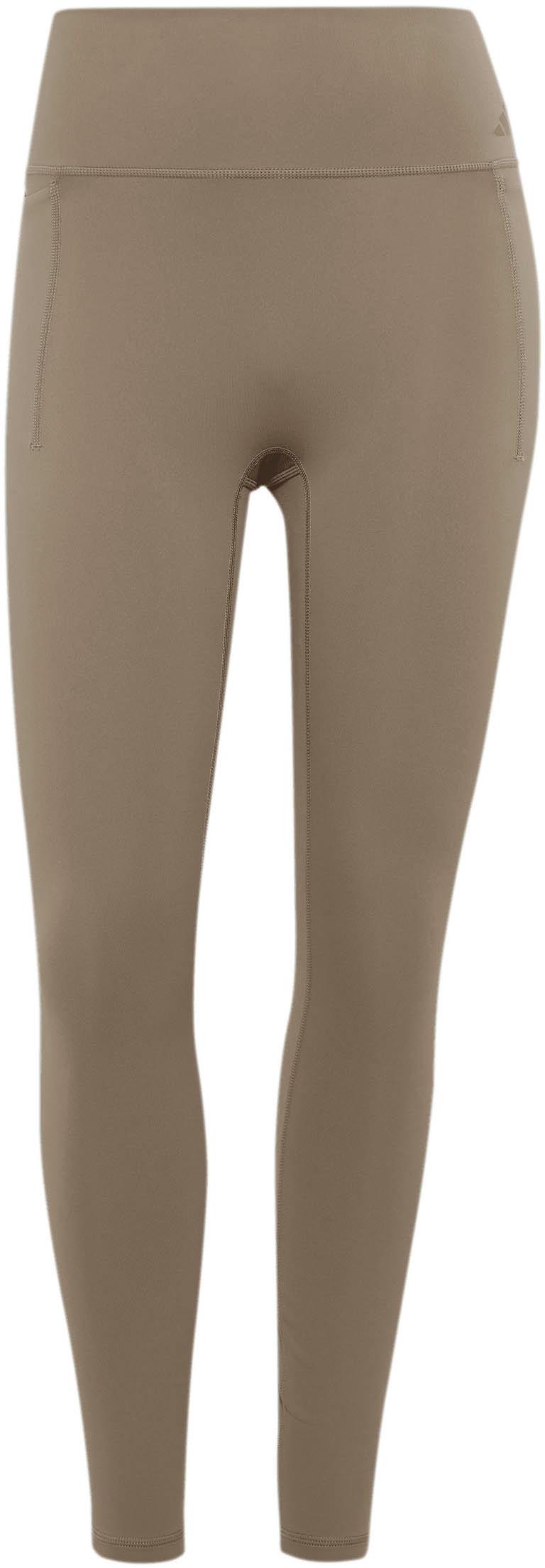 Adidas Tights 4-Wege Stretch Kunstfaser Braun