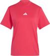 adidas 3S T-Shirt Damen - power pink-white