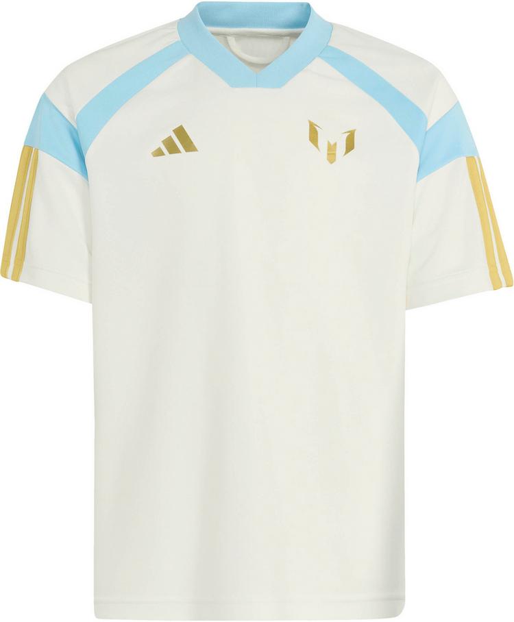 adidas adidas MESSI T-Shirt Kinder - owhite-iceblu - 0 | SportScheck