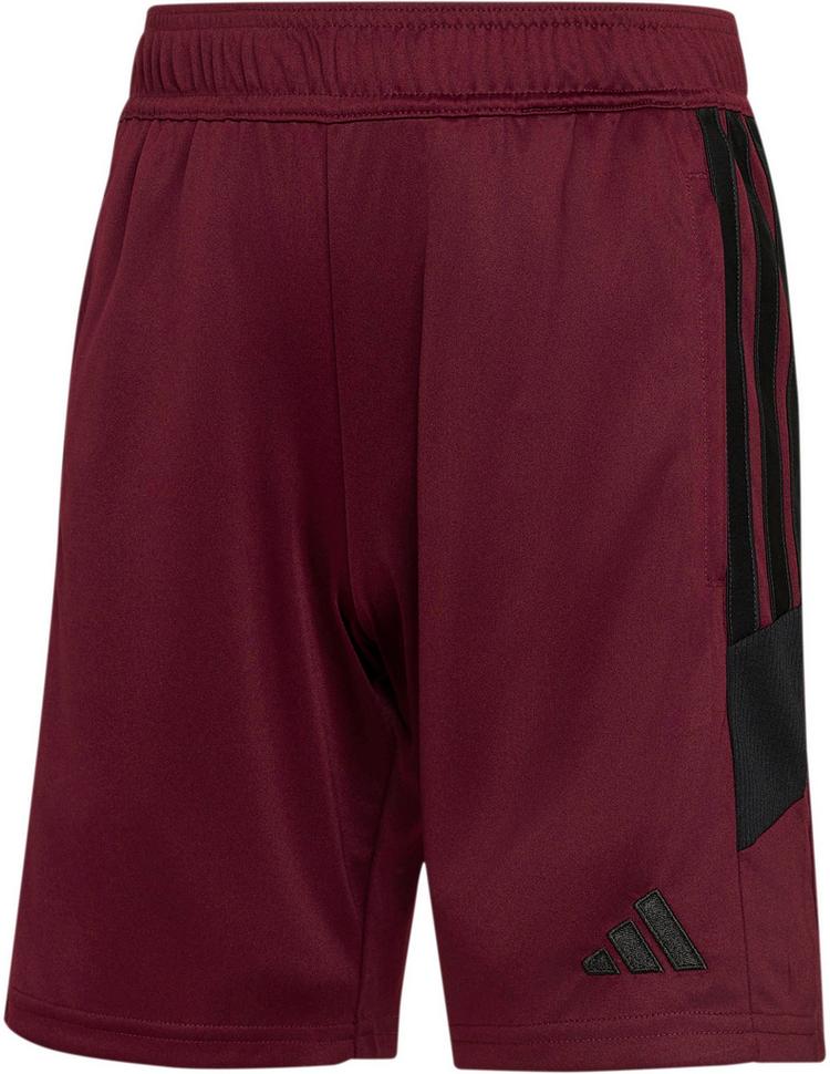 adidas adidas TIRO Fu&szlig;ballshorts Kinder - maroon-black-black - 0 | SportScheck