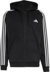 adidas 3S Hoodie Herren - black-white
