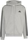 adidas 3S Sweatjacke Herren - mgreyh-black
