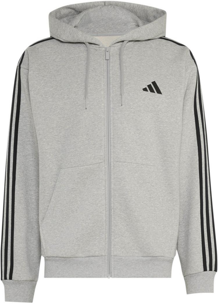 adidas adidas 3S Sweatjacke Herren - mgreyh-black - 0 | SportScheck