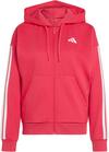 adidas 3S Sweatjacke Damen - powpnk-white