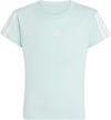 adidas 3S T-Shirt Kinder - halo mint-white