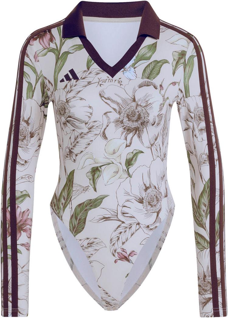 adidas adidas Farm Bodysuit Damen - ecru tint-shado brown-multi - 0 | SportScheck