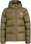 adidas Kapuzenjacke Kinder - olive strata-reflective silver