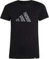 adidas T-Shirt M&auml;dchen - black