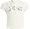 adidas T-Shirt M&auml;dchen - off white-crystal linen