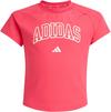 adidas T-Shirt M&auml;dchen - power pink-white