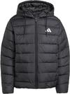 adidas Essentiell 3S Kapuzenjacke Herren - black