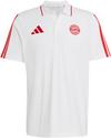 adidas BAYERN M&Uuml;NCHEN Poloshirt Herren - white-betsca