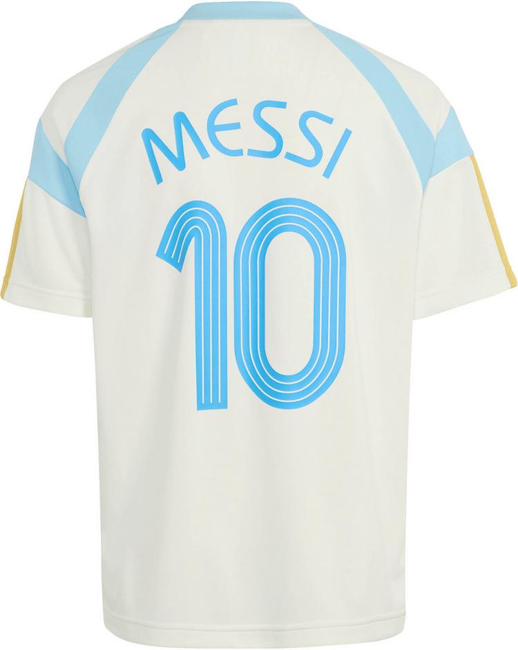 adidas adidas MESSI T-Shirt Kinder - owhite-iceblu - 0 | SportScheck
