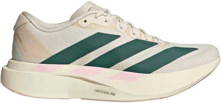 adidas adidas Adizero Evo SL Woven Sneaker Damen - wonder white-collegiate green-clear pink - 0 | SportScheck
