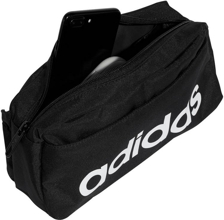 adidas adidas Linear Bumbag Umh&auml;ngetasche - black-white - 1 | SportScheck