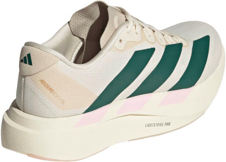 adidas adidas Adizero Evo SL Woven Sneaker Damen - wonder white-collegiate green-clear pink - 3 | SportScheck
