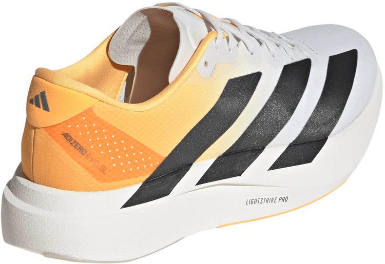 adidas adidas Adizero EVO SL Woven Sneaker Herren - crystal white-lucid tangerine-iron metallic - 3 | SportScheck