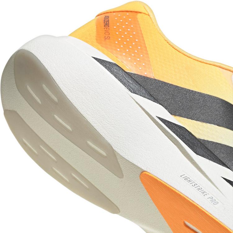 adidas adidas Adizero EVO SL Woven Sneaker Herren - crystal white-lucid tangerine-iron metallic - 4 | SportScheck