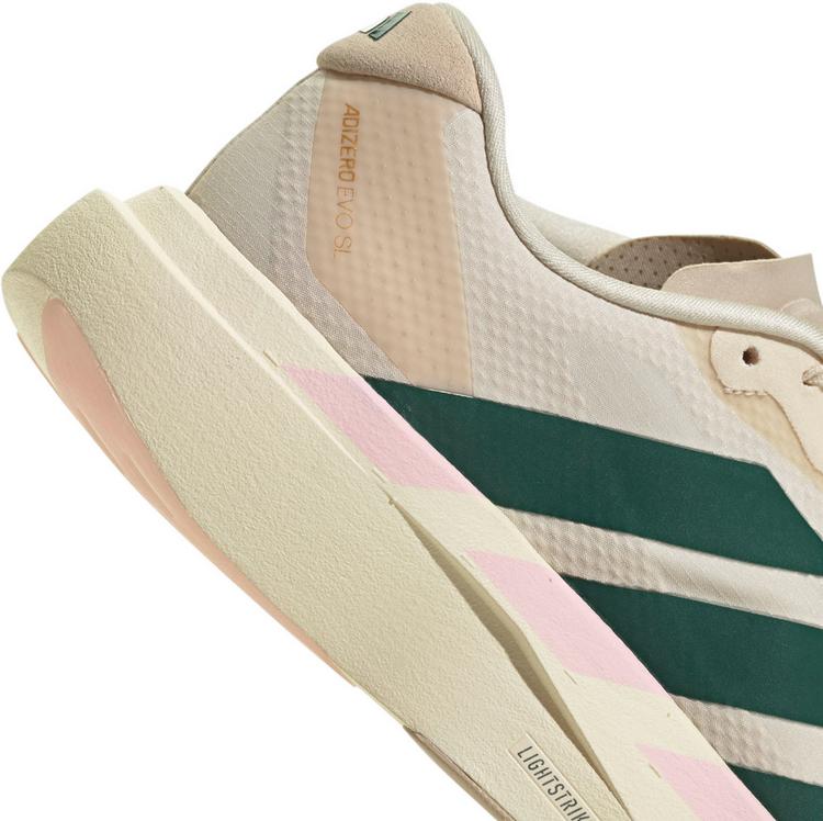 adidas adidas Adizero Evo SL Woven Sneaker Damen - wonder white-collegiate green-clear pink - 5 | SportScheck