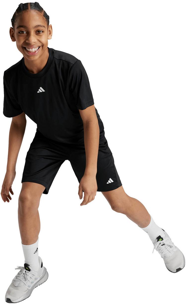 adidas adidas J TR-ES T Funktionsshirt Jungen - black-white - 0 | SportScheck