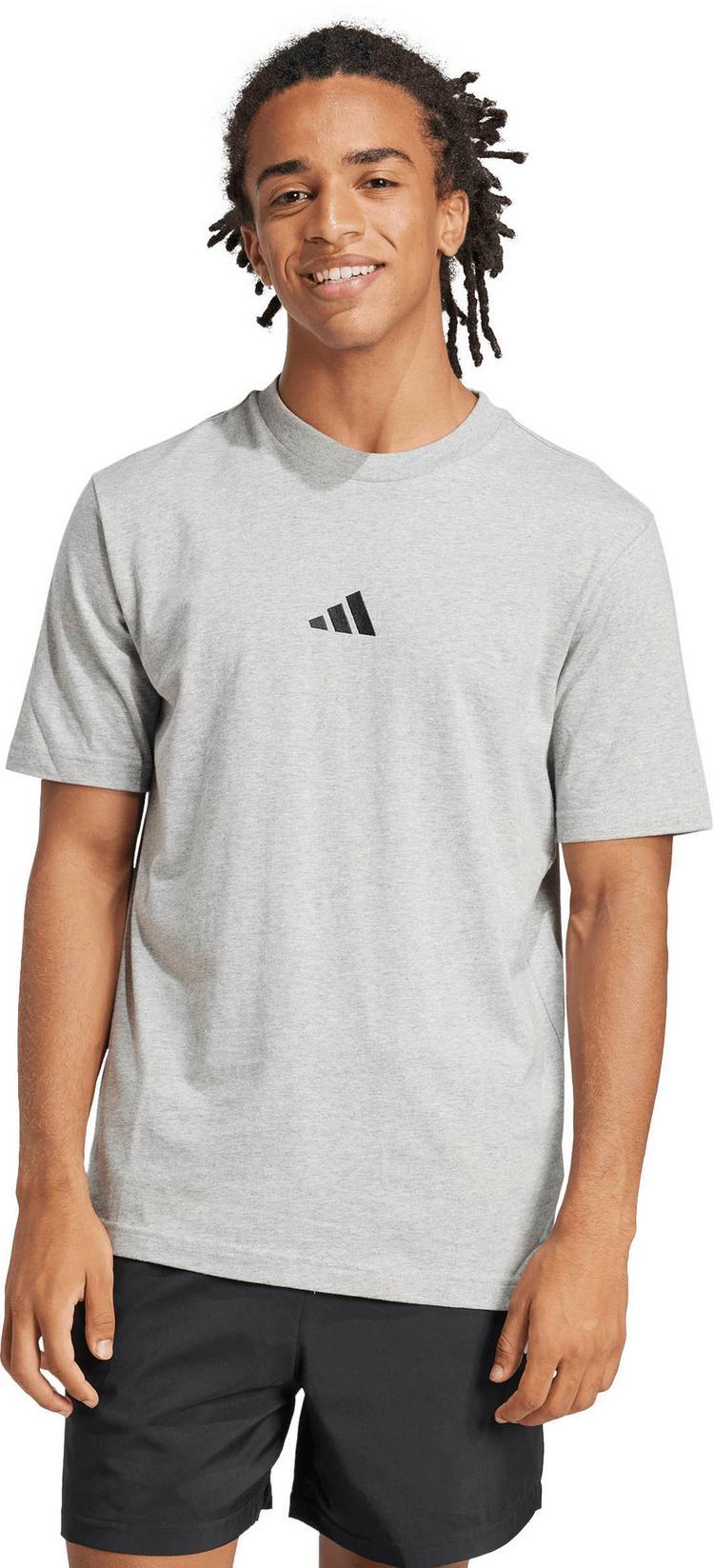adidas adidas SL T-Shirt Herren - mgreyh-black - 0 | SportScheck
