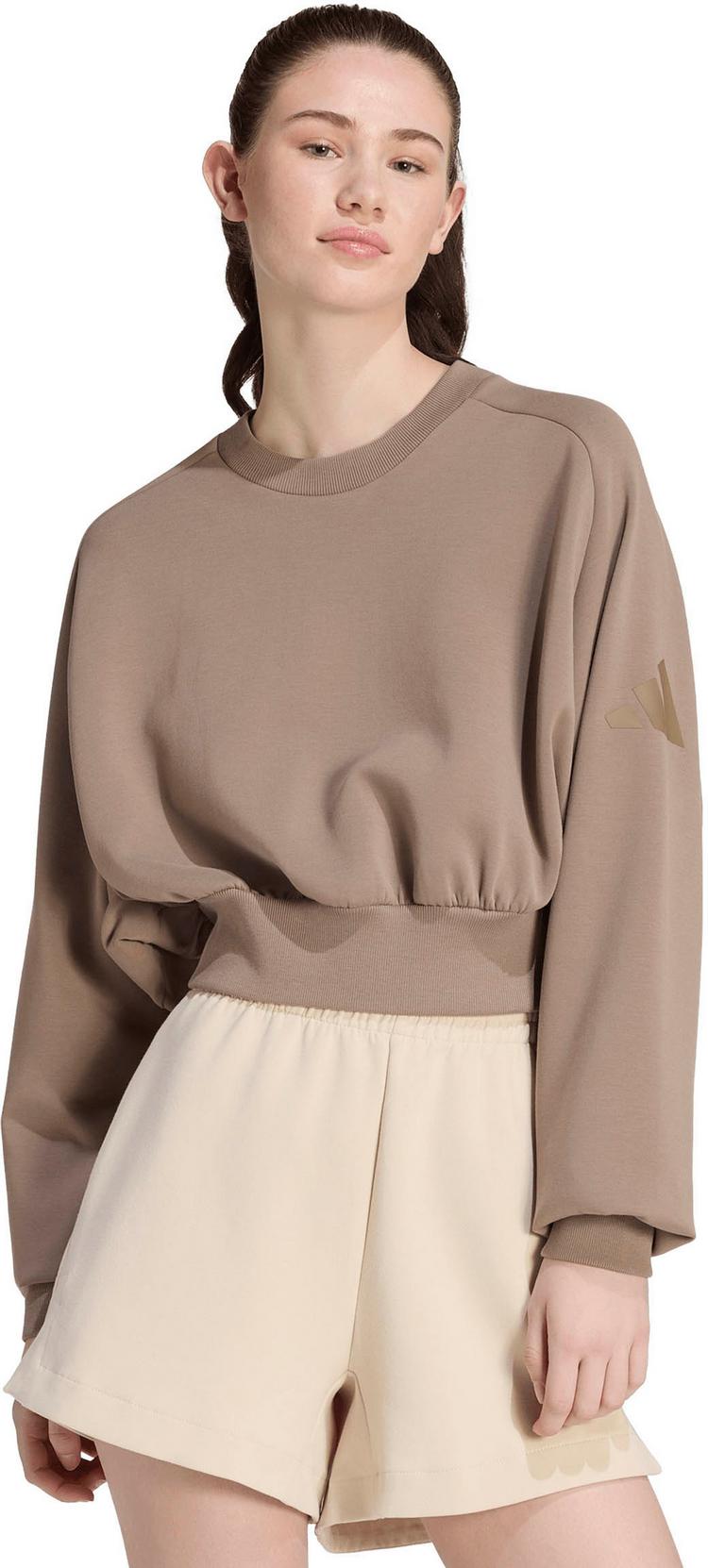 adidas adidas All Szn Sweatshirt Damen - khaki six - 0 | SportScheck