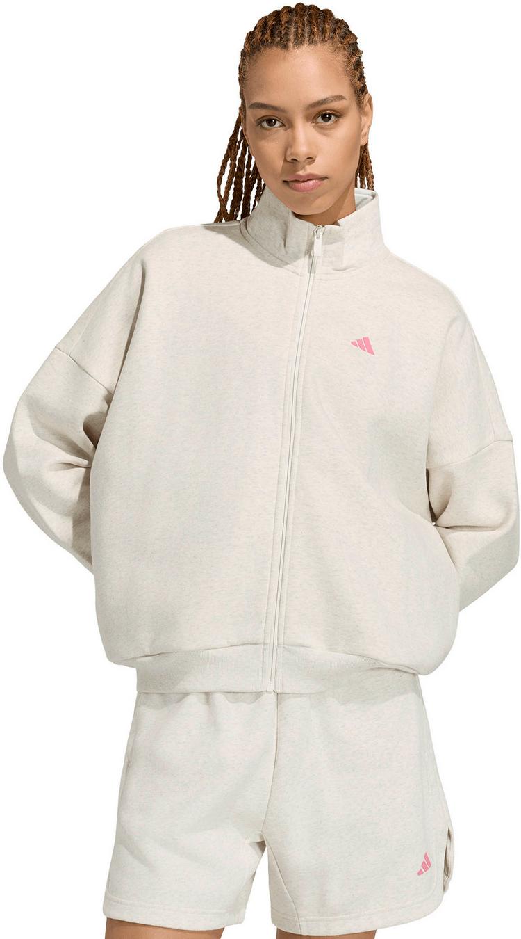 adidas adidas Studio Pack Sweatjacke Damen - chalk white melange - 0 | SportScheck