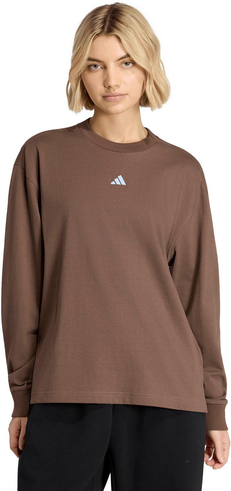 adidas adidas Studio Pack Langarmshirt Damen - earth strata - 0 | SportScheck