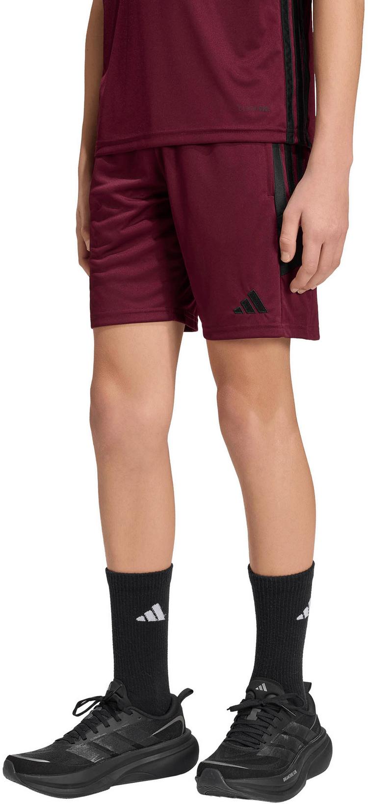adidas adidas TIRO Fu&szlig;ballshorts Kinder - maroon-black-black - 0 | SportScheck